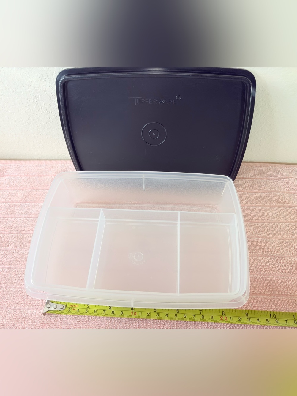 Tuppercraft Stow n go Storage  container HobbyCraft Takcle First Aid Black